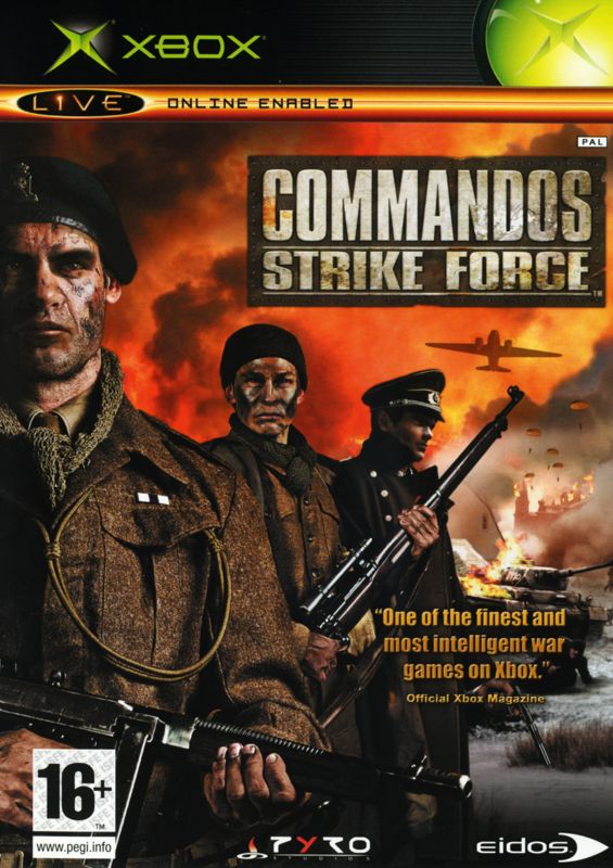 Commandos: Strike Force box art for Xbox
